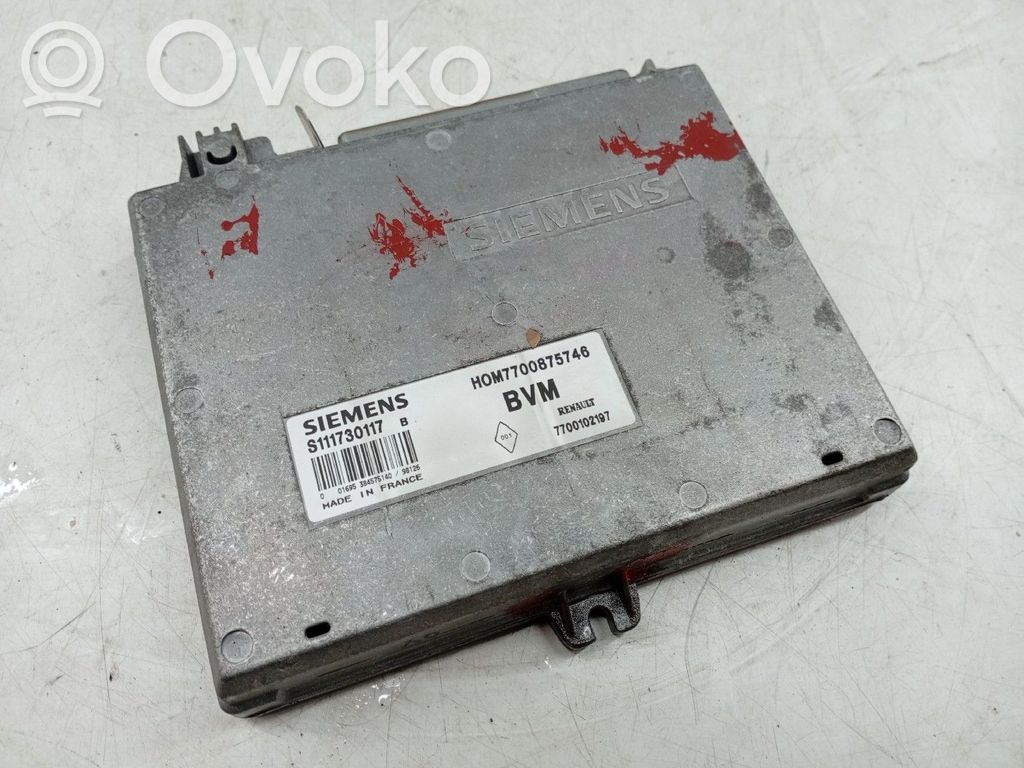 Engine control unit/module   7700102197,S111730117B