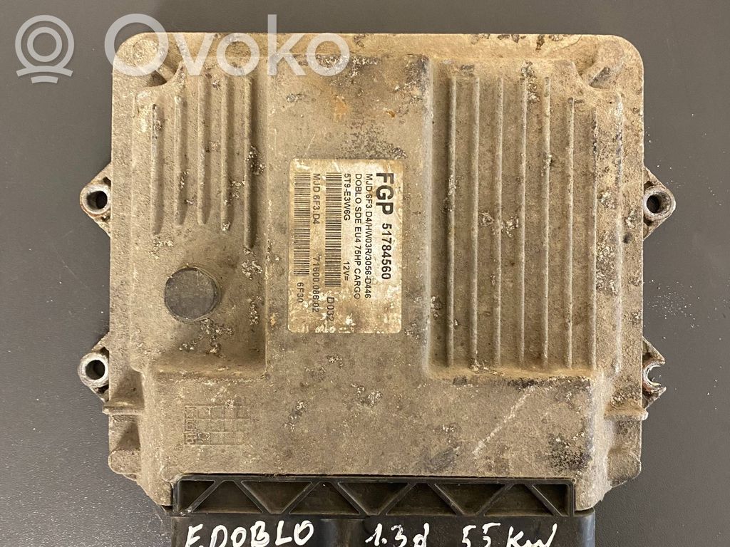 Engine control unit/module   51784560,5T9E3W6G,5TWE3W6W,7160008602