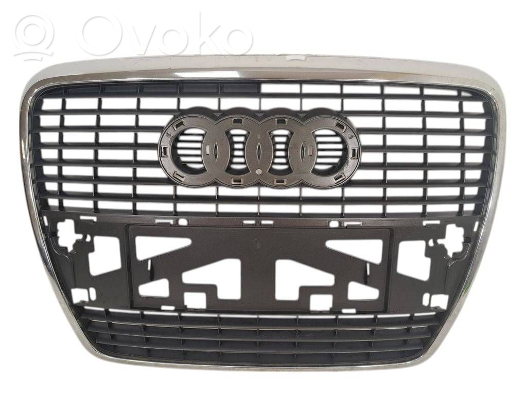 Audi A6 S6 C6 4F Maskownica / Grill / Atrapa górna chłodnicy 