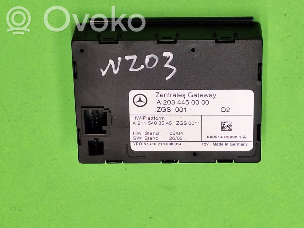 Módulo de control Gateway   A2115403545,A2034450000,410213008014