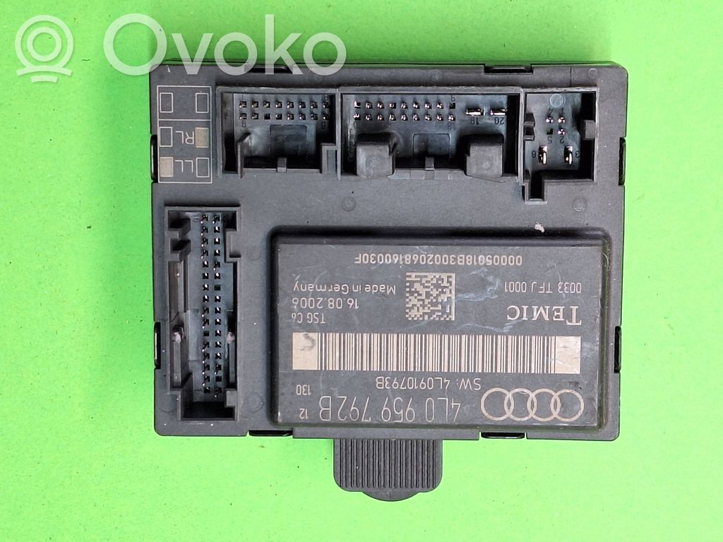 Unité de commande module de porte   4L0959792B,4L0910793B,0033TFJ0001