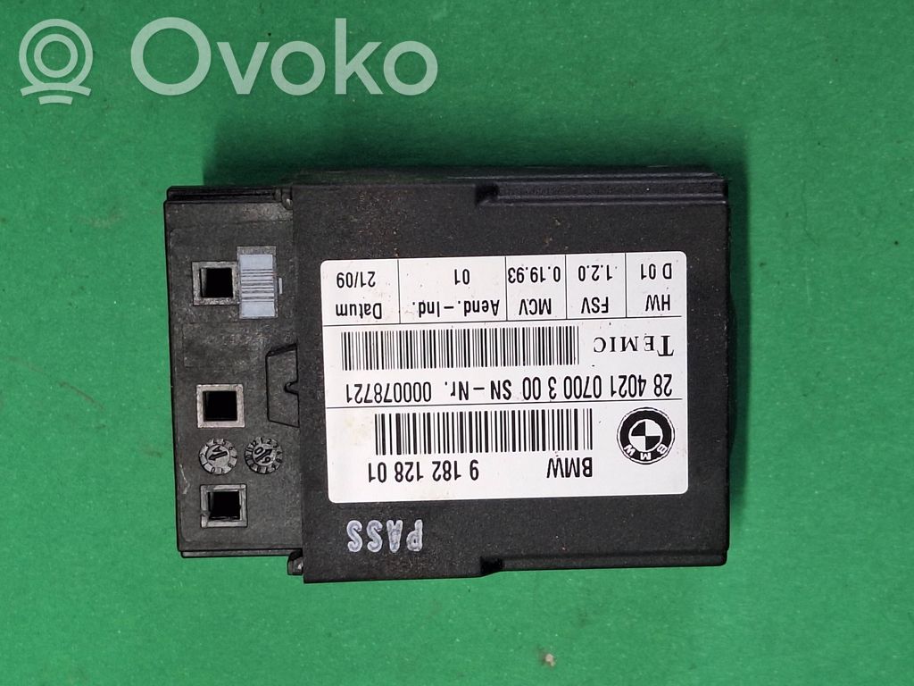 BMW 5 E60 E61 Istuimen säädön moduuli 