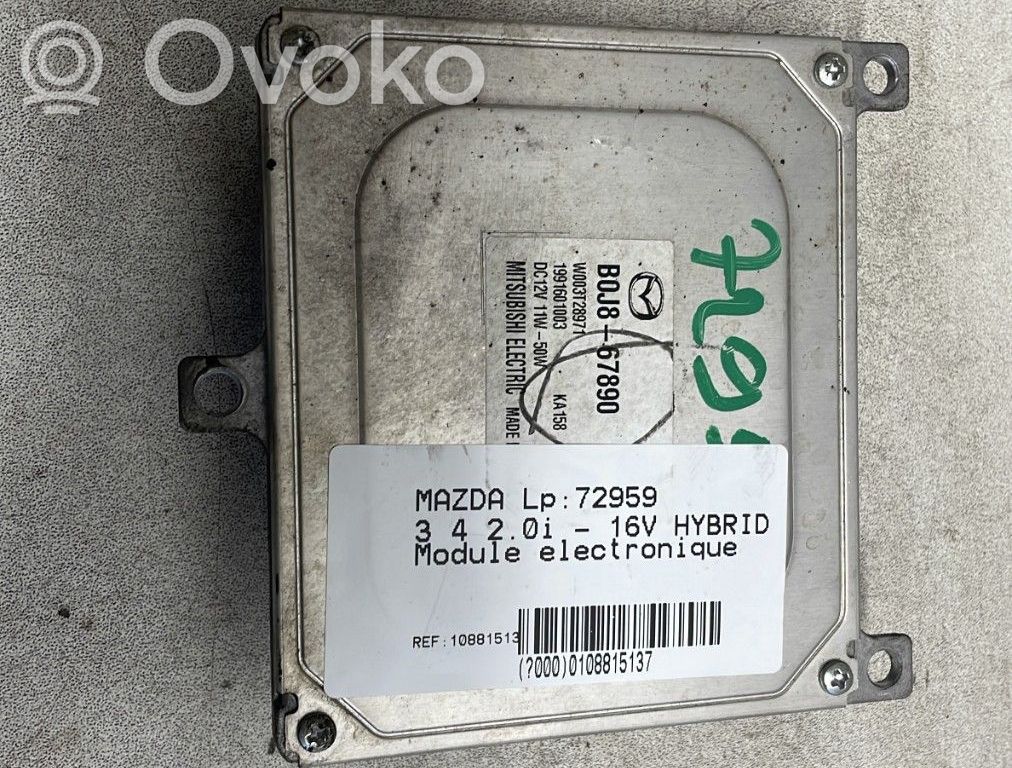 Mazda 3 Citu veidu vadības bloki / moduļi 