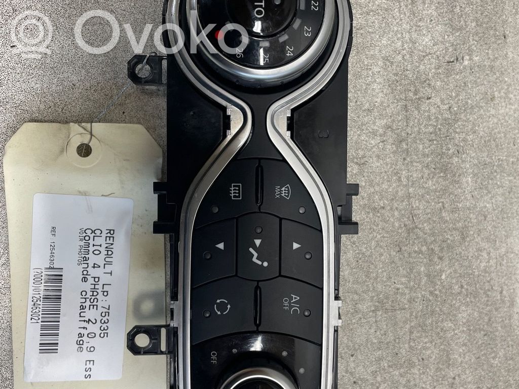Renault Clio IV Climate control unit 