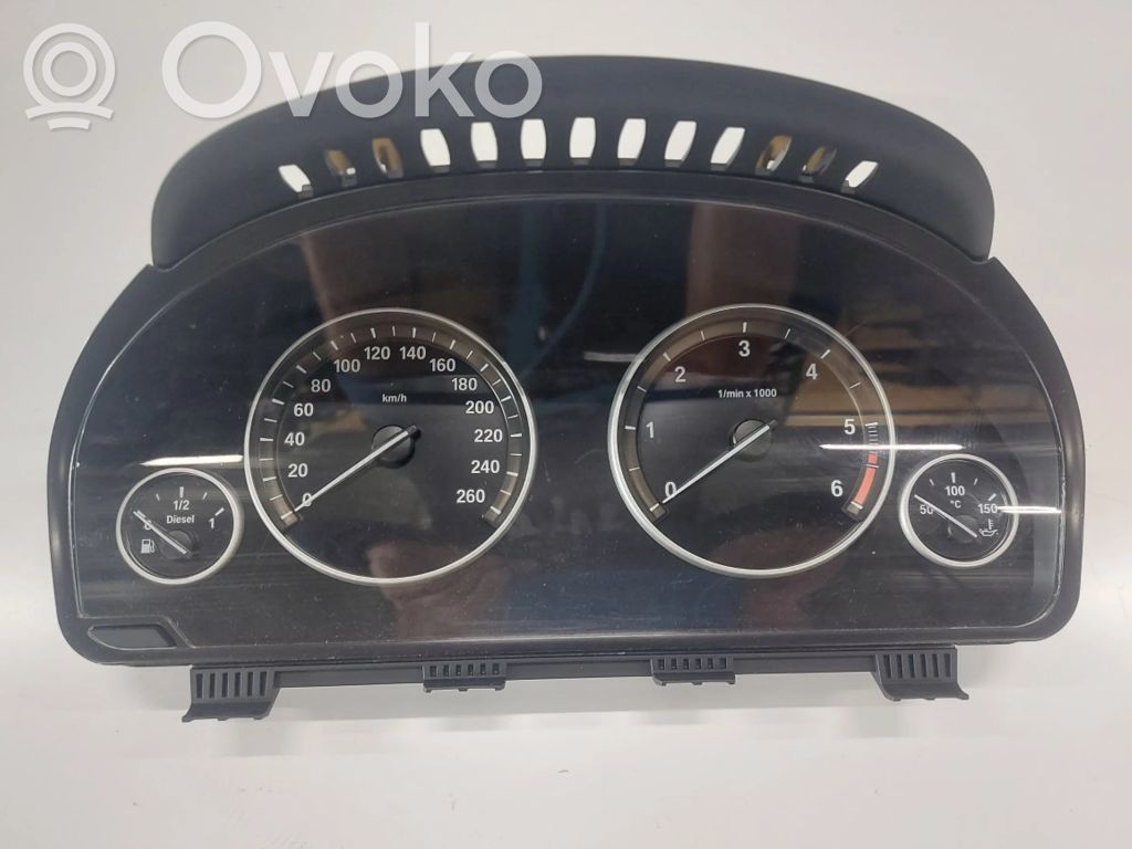 BMW 5 F10 F11 Speedometer (instrument cluster) 