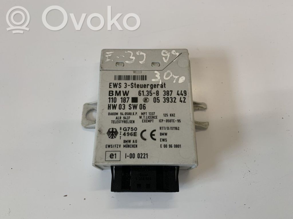 BMW 5 E39 Centralina/modulo immobilizzatore 