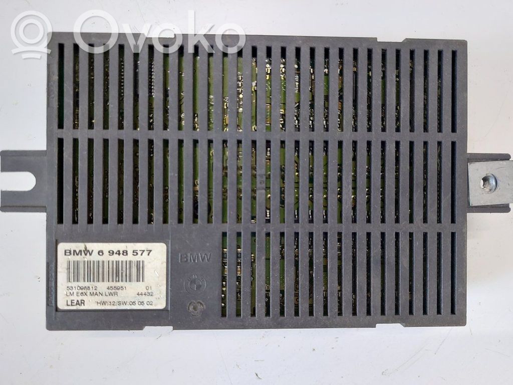 BMW 5 E60 E61 Sterownik / Moduł świateł LCM 