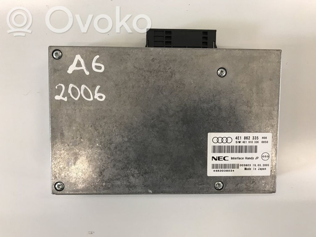 Audi A6 S6 C6 4F Phone control unit/module 