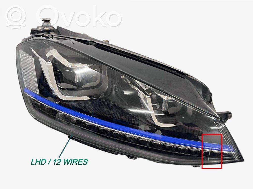 Volkswagen Golf VII Lampa przednia 