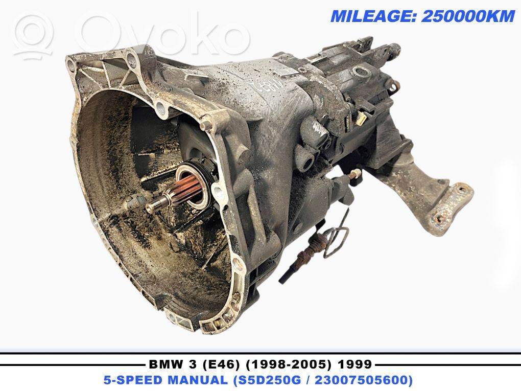 BMW 3 E46 Manual 5 speed gearbox 