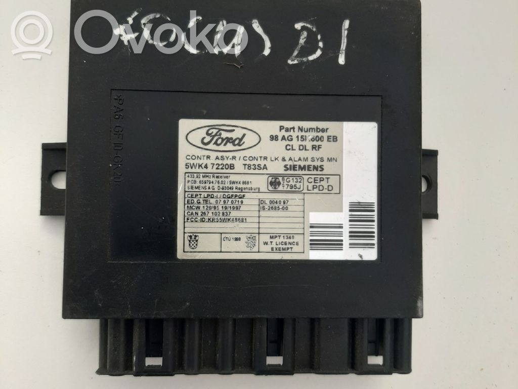 Ford Focus Comfort/convenience module 