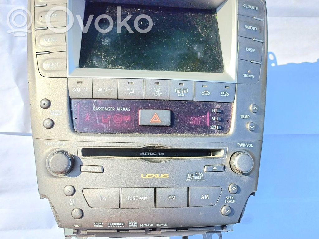 Lexus IS 220D-250-350 Panel / Radioodtwarzacz CD/DVD/GPS 