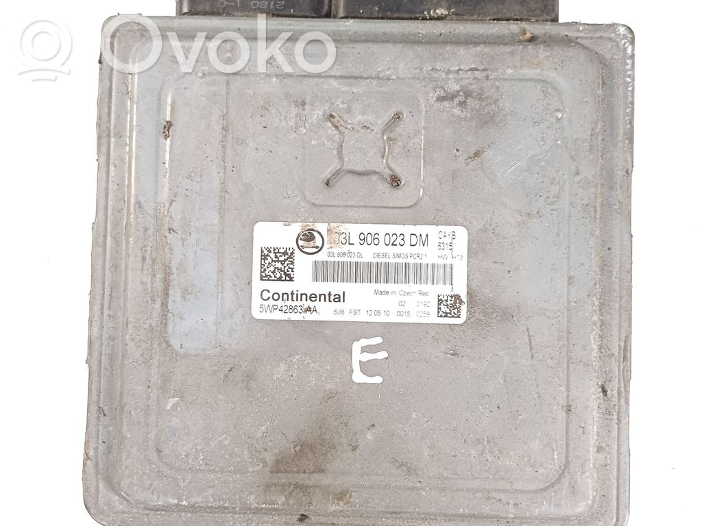 Skoda Fabia Mk2 (5J) Engine control unit/module 
