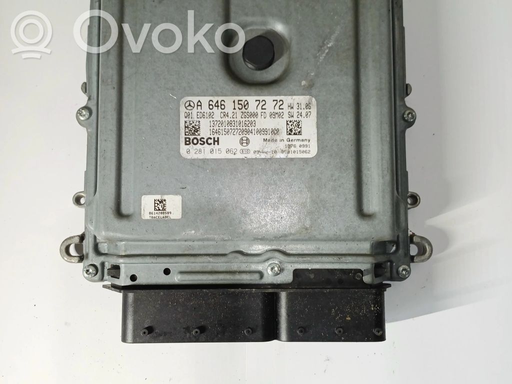 Mercedes-Benz Vito Viano W639 Sterownik / Moduł ECU 
