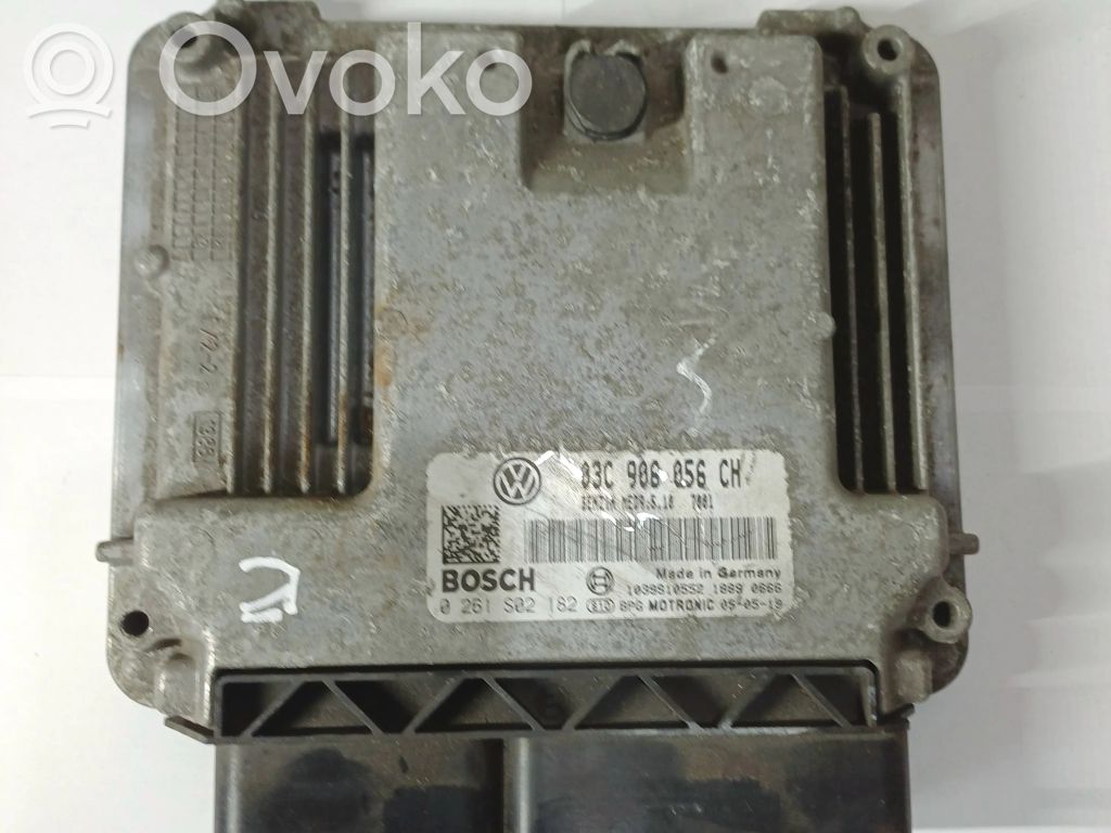 Engine control unit/module   03C906056CH,0261S02182,MED9510