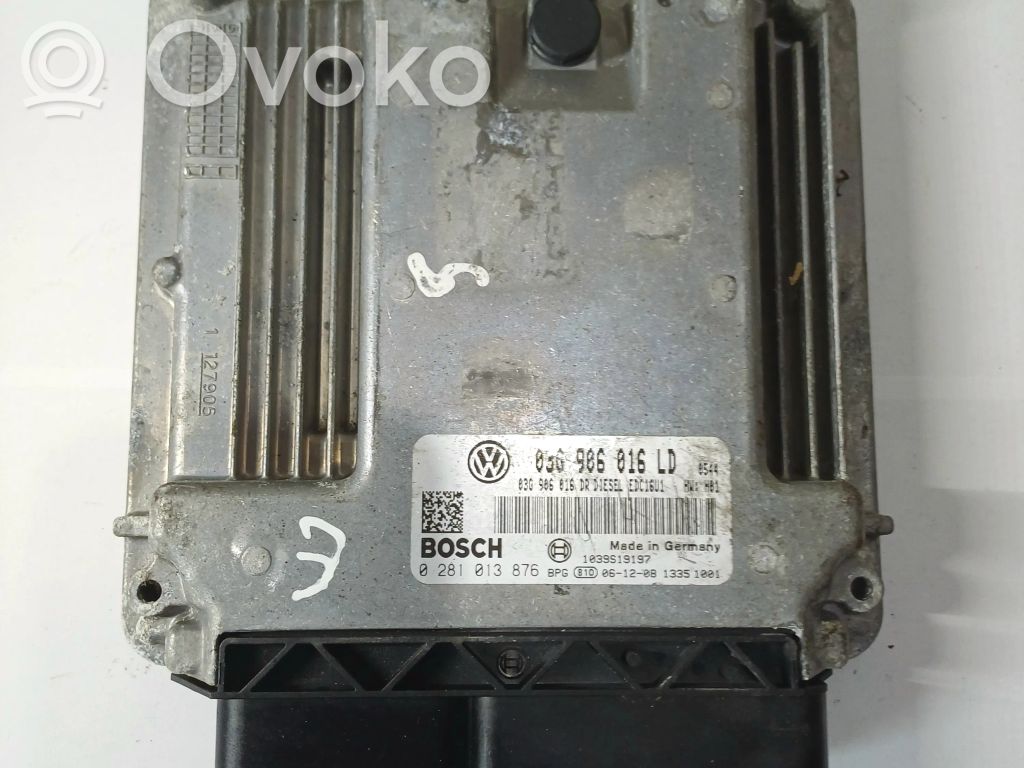 Engine control unit/module   03G906016LD,0281013876