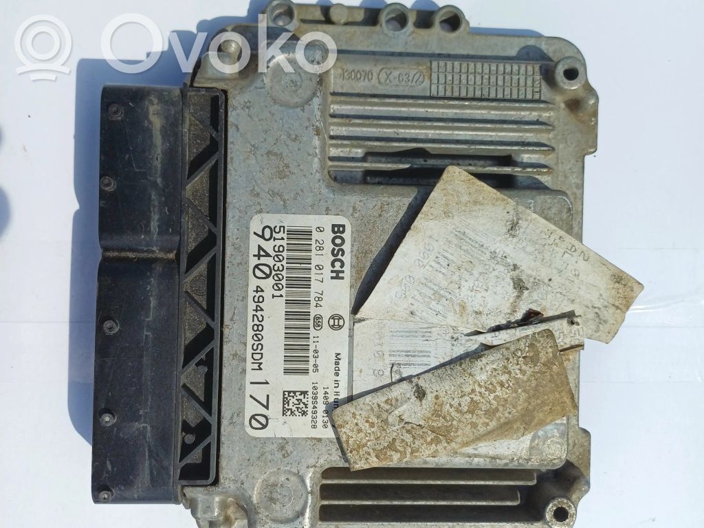 Alfa Romeo Giulietta Engine control unit/module 