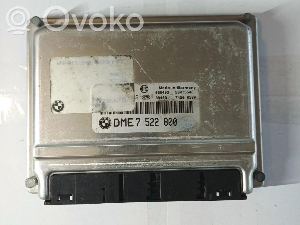 BMW X5 E53 Unidad de control/módulo del motor 