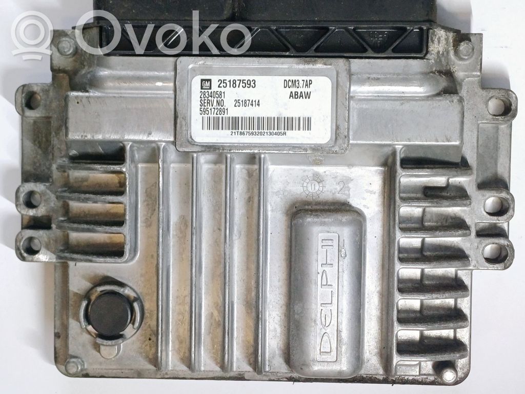 Chevrolet Orlando Engine control unit/module 