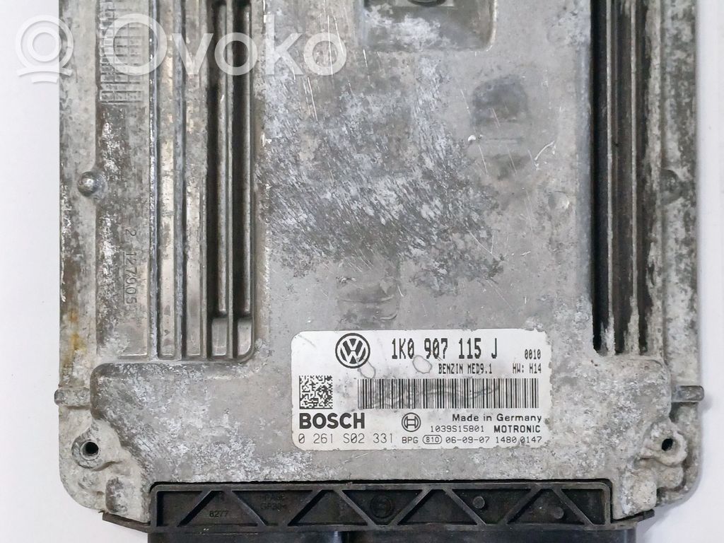 Volkswagen Golf V Engine control unit/module 