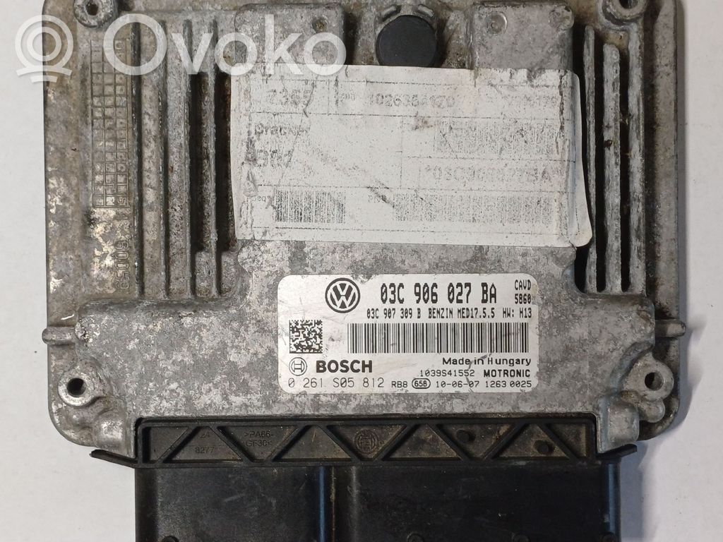 Volkswagen Golf VI Engine control unit/module 