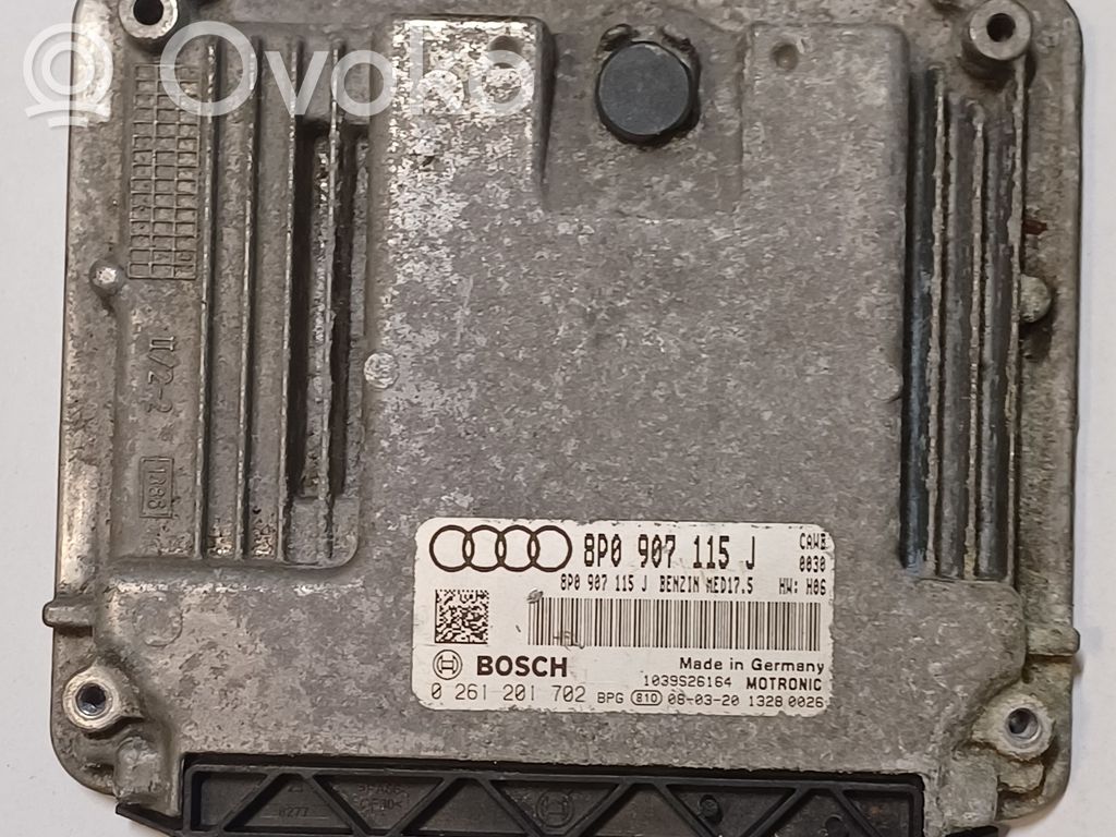 Engine control unit/module   8P0907115J,0261201702,MED175