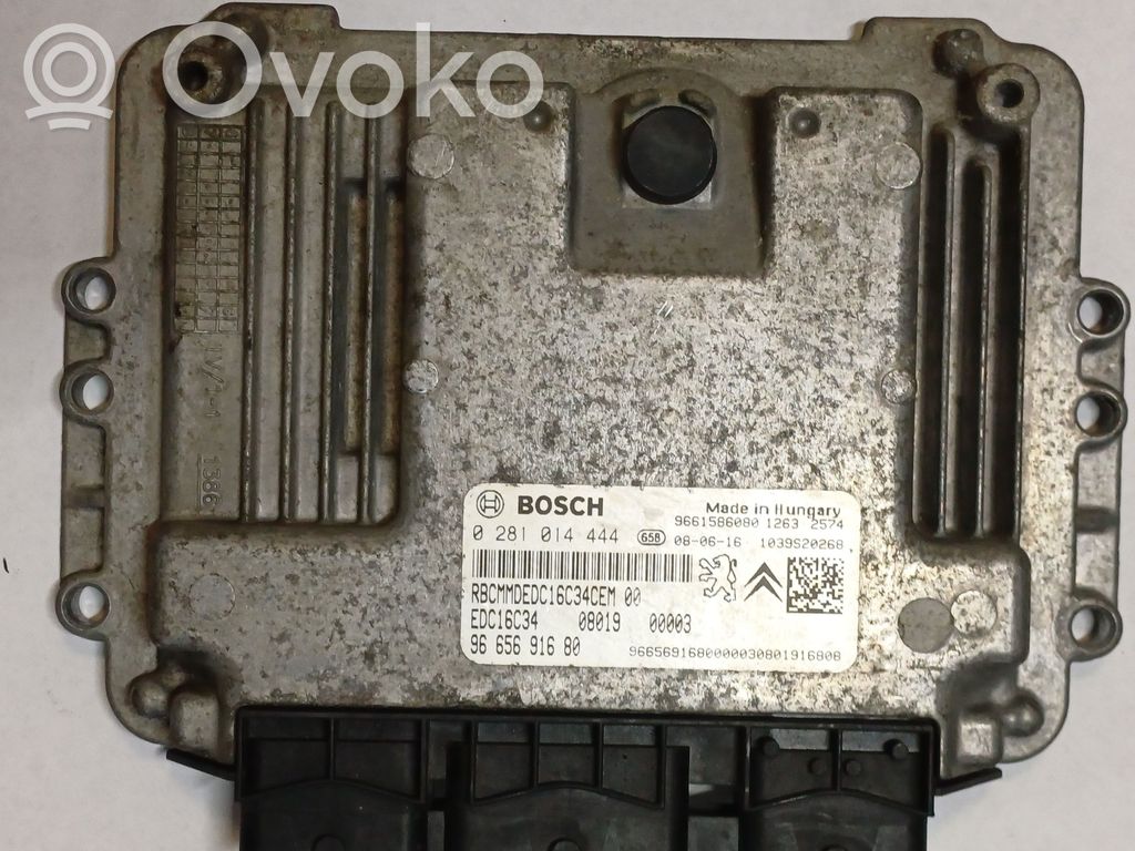 Peugeot Bipper Engine control unit/module 