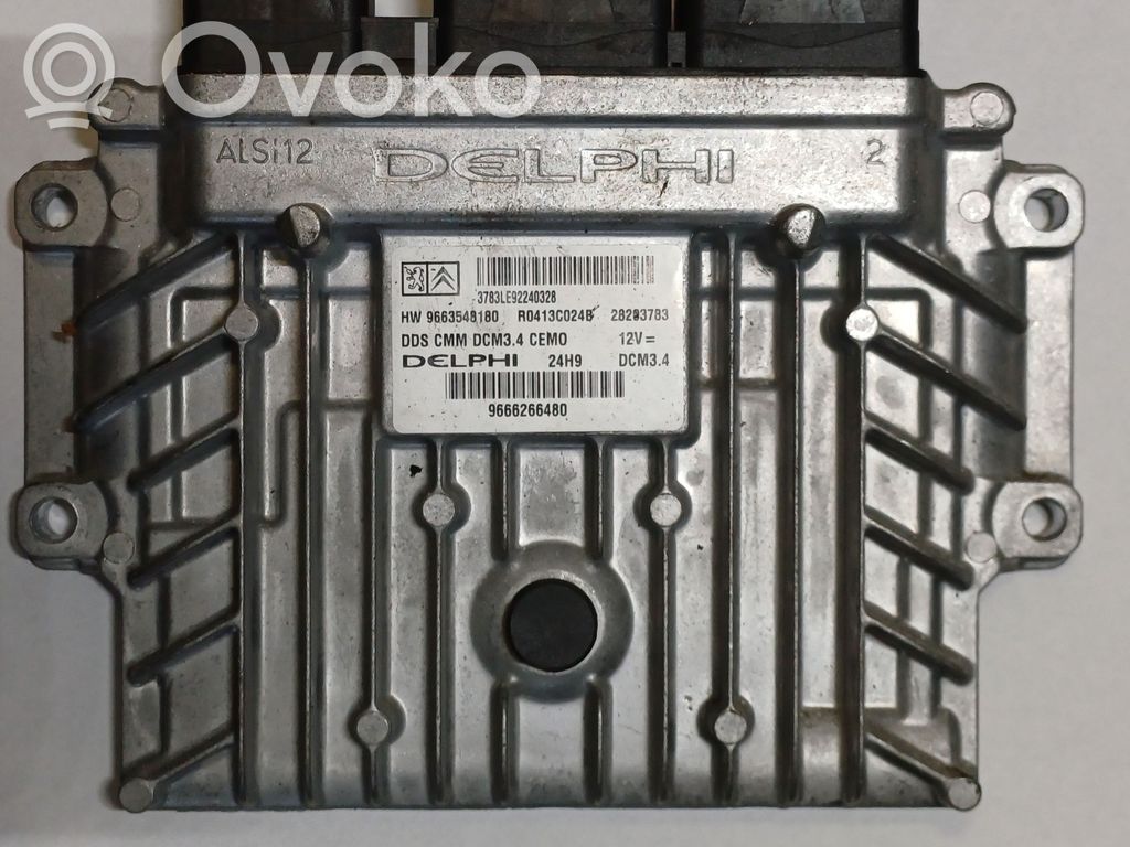 Peugeot 308 Engine control unit/module 