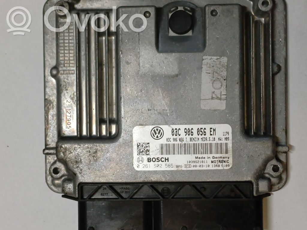 Engine control unit/module   03C906056EM,0261S02565,MED9510