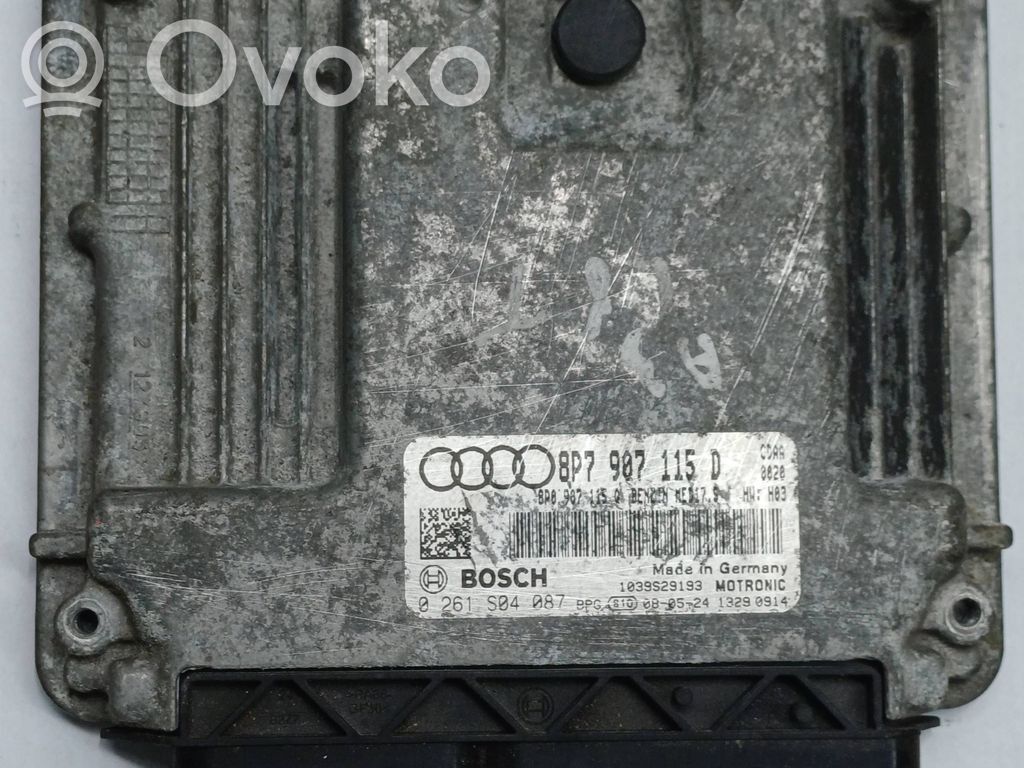 Audi A3 S3 8P Engine control unit/module 