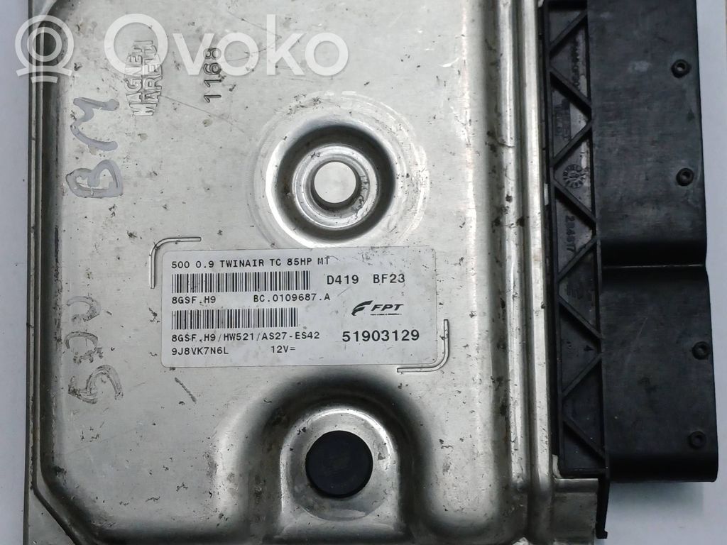 Fiat 500 Engine control unit/module 