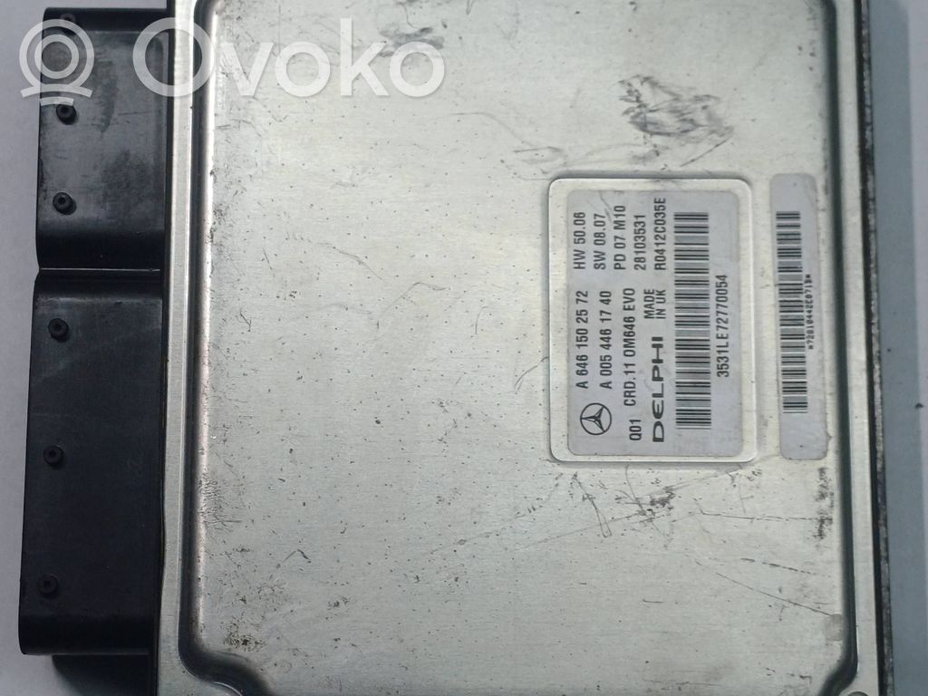 Mercedes-Benz C W204 Engine control unit/module 