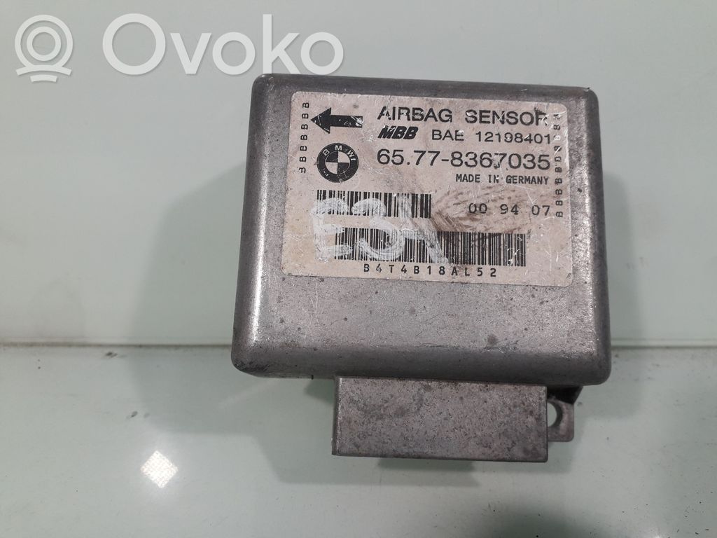Unidad de control/módulo del Airbag   65778367035