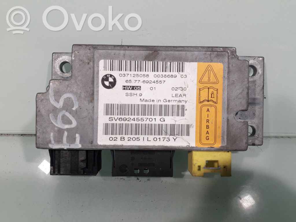 BMW 7 E65 E66 Airbag control unit/module 