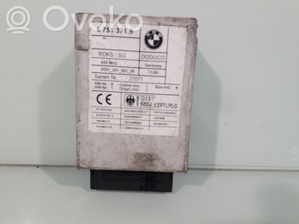 BMW 7 E38 Tire pressure control unit 