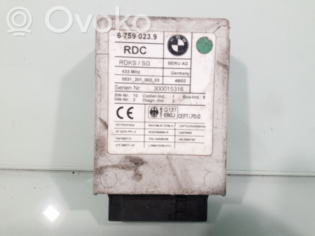 BMW X5 E53 Tire pressure control unit 