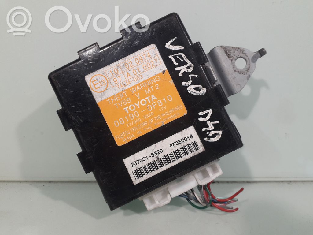 Toyota Corolla Verso AR10 Alarm control unit/module 