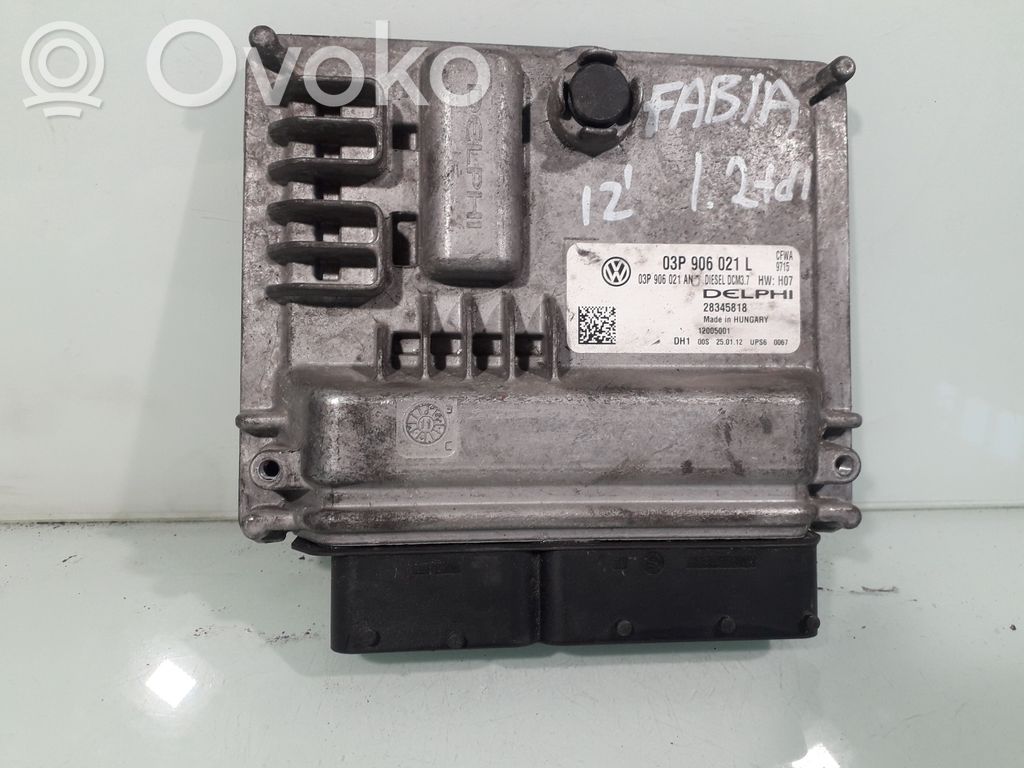 Skoda Fabia Mk2 (5J) Engine control unit/module 