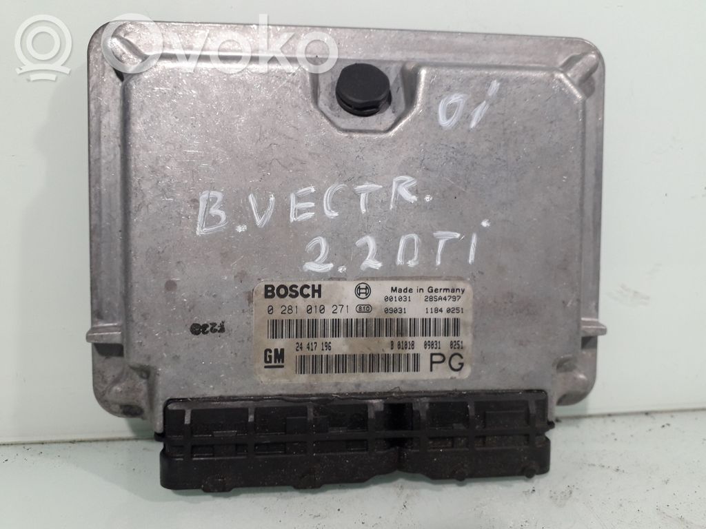Opel Vectra B Engine control unit/module 