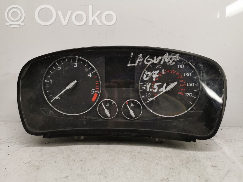 Renault Laguna III Spidometras (prietaisų skydelis) 