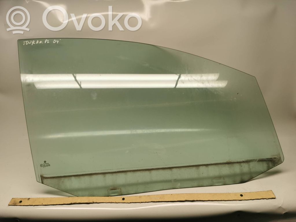 Volkswagen Touran I Pagrindinis priekinių durų stiklas (keturdurio) 