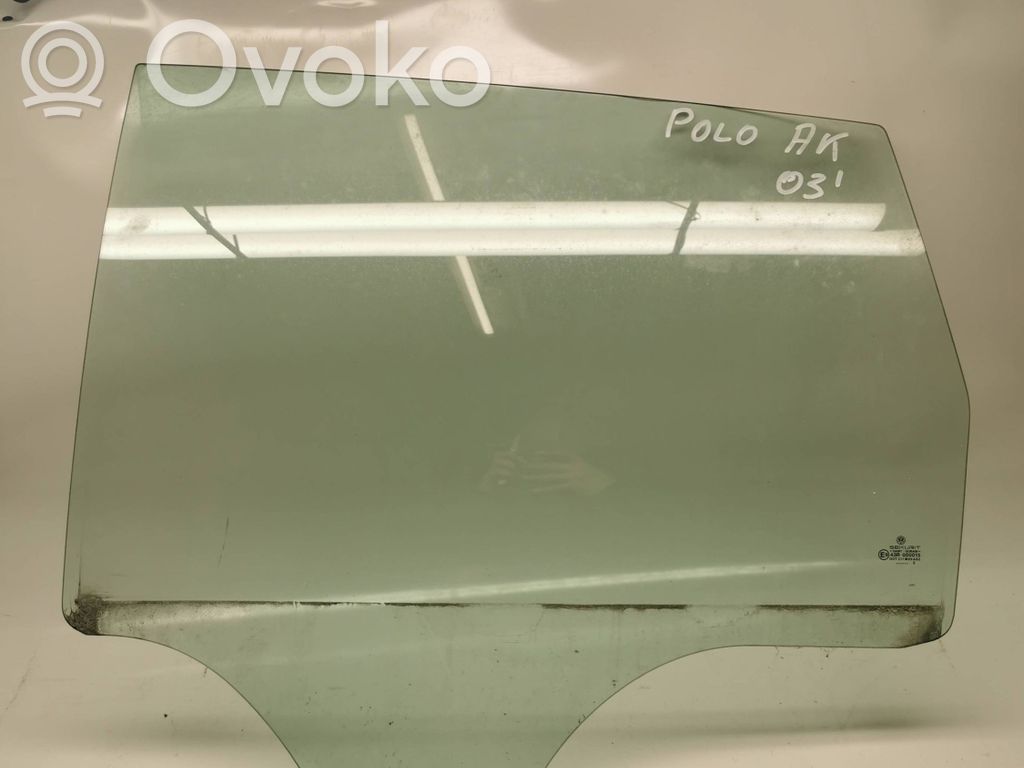 Volkswagen Polo Rear door window glass 