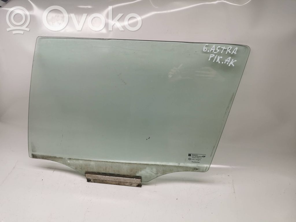 Opel Astra G Rear door window glass 