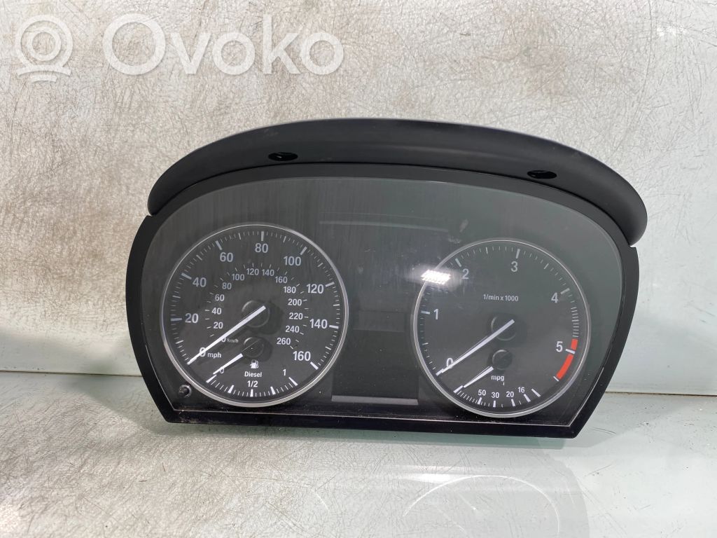 BMW 3 E90 E91 Speedometer (instrument cluster) 