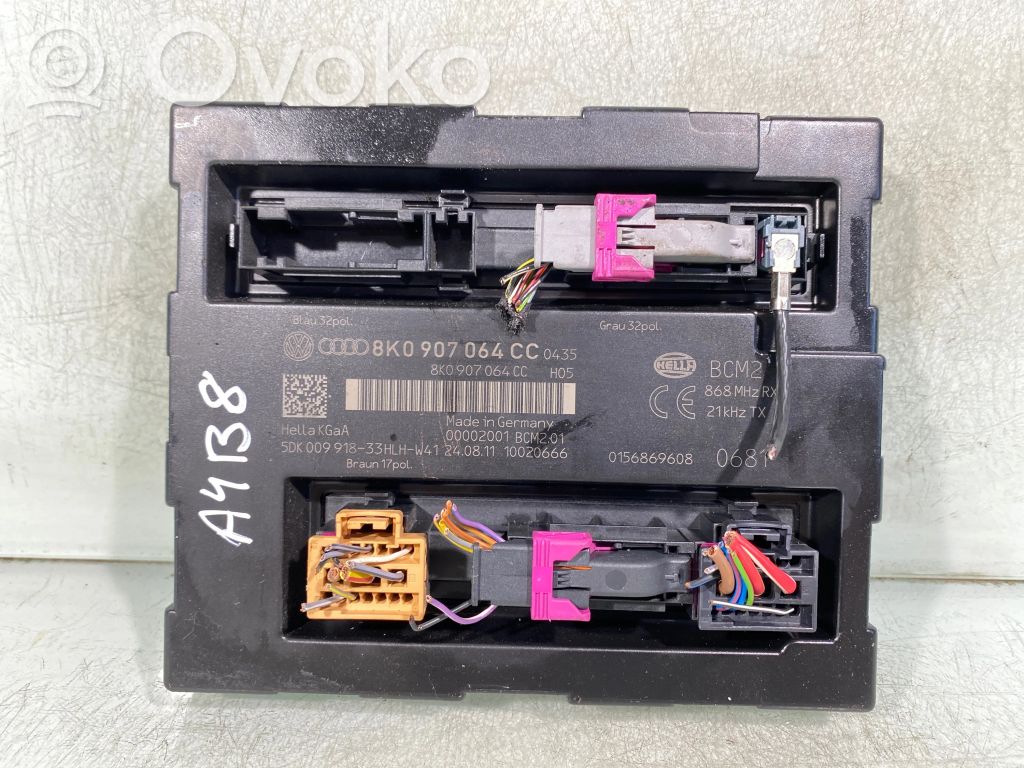 Audi A4 S4 B8 8K Comfort/convenience module 