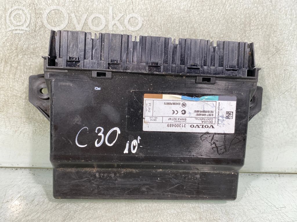 Volvo C30 Keyless (KESSY) go control unit/module 
