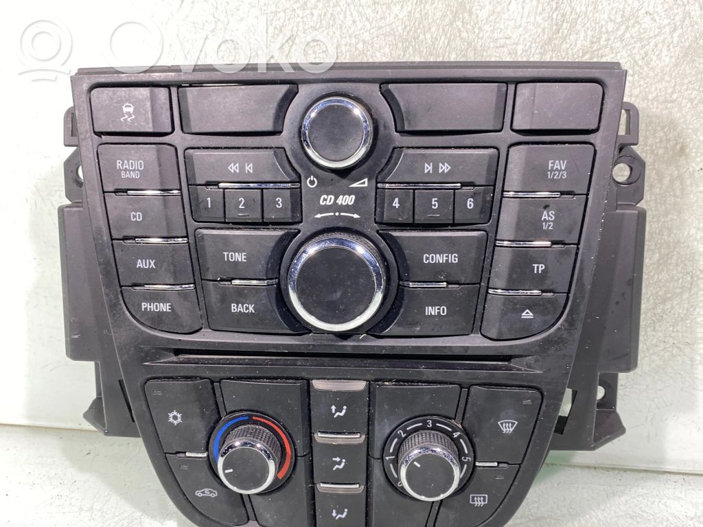 Opel Meriva B Climate control unit 