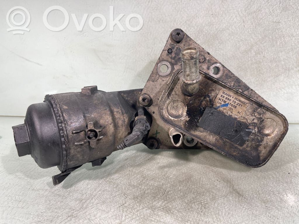 Opel Zafira B Oil filter mounting bracket 
