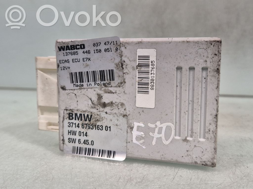 BMW X5 E70 Air suspension control unit module (rear) 