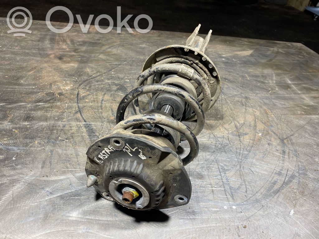 Opel Astra K Front shock absorber with coil spring 